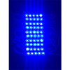 10" LED Light Bar Strips Blue LEDs On