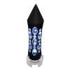 Black Daytona Spike Vertical 13/15/18 LED Shift Knob Blue