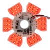 Ultra Thin Dual Function LED Air Cleaner Hex Light Red