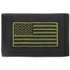 Nylon Wallet With Embroidered Logo - US Flag