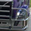 Volvo VNL Ali Arc Curved Front Bumper Grill Guard 2003 & Newer Left Sided View