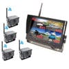 Heavy Duty Digital Wireless 2-4 Camera System With 9" LCD Screen With 4 Cameras