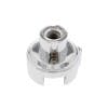 Chrome 1" 13/15/18 Speed Vertical LED Gearshift Mounting Adaptor Top