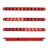 10 Red LED 9" STT Light Bar