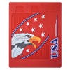24" x 30" USA Eagle And Stars Mud Flaps Red