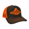 Snapback Neon Orange Hammer Lane Trucker Hat Angle