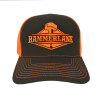 Snapback Neon Orange Hammer Lane Trucker Hat Front