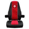 Freightliner Cascadia Premium East Coast Covers Factory Seat Cover - Black & Red