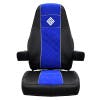 Kenworth T680 Premium East Coast Covers Factory Seat Cover - Black & Blue