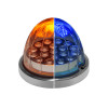 Dual Revolution LED Turn Signal And Marker Light Amber and Blue