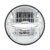 7" Round High Power LED Headlight with LED Daytime Running Light Bar White