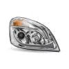 Chrome Projector Headlight With LED Dual Function Turn Signal Off