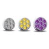 2.5" Round Dual Revolution Amber Marker To Purple Auxiliary Front