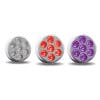 2.5" Round Dual Revolution Red Marker To Purple Auxiliary Front
