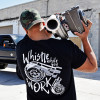 Whistle While You Work Hammer Lane T-Shirt On Model 1