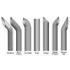 Lincoln Exhaust Stack Types Diablo Bull Horn Curved Flat Miter West Coast Short 30