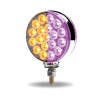 Round Double-Faced Dual Revolution LED with Reflector (Purple)