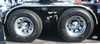 132" Tandem Axle Stainless Steel With Rolled Edge Side View