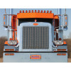 Peterbilt 379 Extended Hood Punched Grill Insert By Roadworks
