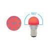 High Power 1157 LED Dual Function Bulb Red Upright Light