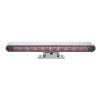 10" Dual Function Light Bar With 180 Swivel Base Red LED/Clear Lens  Anlge On