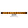 10" Dual Function Light Bar With 180 Swivel Base Amber LED/Amber Lens 