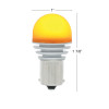 High Power 1156 LED Single Function Bulb Amber Dimensions