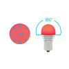 High Power 1156 LED Single Function Bulb Red 360