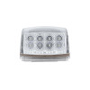 17 LED Reflector Square Cab Light Pack Front Clear Off