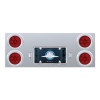 Competition Series Rear Center Panel With 4 Bezels - Red LEDs/Red Lens Off