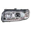 Peterbilt 388 389 Aftermarket Chrome Projection Headlight with LED Bar Front Off
