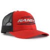 Raney's Red & Black Snapback Hat Side