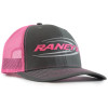 Raney's Charcoal & Neon Pink Snapback Hat Side
