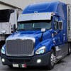 Freightliner Cascadia 18" Drop Visor W/ Optional LED Lights On Truck