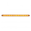 12" Sequential 14 LED Amber Light Bar On