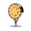 Round Double Face LEDs With Reflector Amber