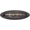 Oval P1 LED Clearance Marker Lights With Black Chrome Bezel Smoke Lens