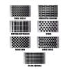International HX620 Punched Grill Insert With Vertical Bars - Punch Options