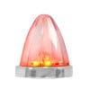 19 LED Bullet Style Watermelon Surface Mount Light Red Clear Base