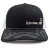 Black & White Hammerlane Cross Hammers Snapback Hat Front