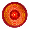 LED 4" Round "Competition Series" STT Light Red ON