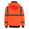 Trux Heated Work Safety Jacket Heated Back