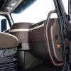 35" Peterbilt 387 Freightliner Cascadia Engineered Leather Driver Assist Grab Bar Cover - On Truck