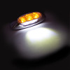 5 LED Reflector Clearance Marker Light With Side Ditch Light - On