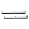 Stainless Steel Square Cut Bottom Mud Flap Weight Pair - 24" x 6"