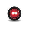 Mini Button 3/4" LED Marker Light With Grommet - Red