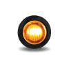 Mini Button 3/4" LED Marker Light With Grommet - Amber