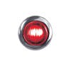 3/4" Clearance Marker Light With Bezel 3 Red LED Diodes