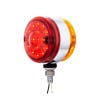 15 LED Double Face Light With Reflector Red Lens LEDs On