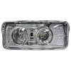 Freightliner Classic Chrome Projector Headlights With LED Amber Turn Signal & White Daylight Running Light- Driver Side
